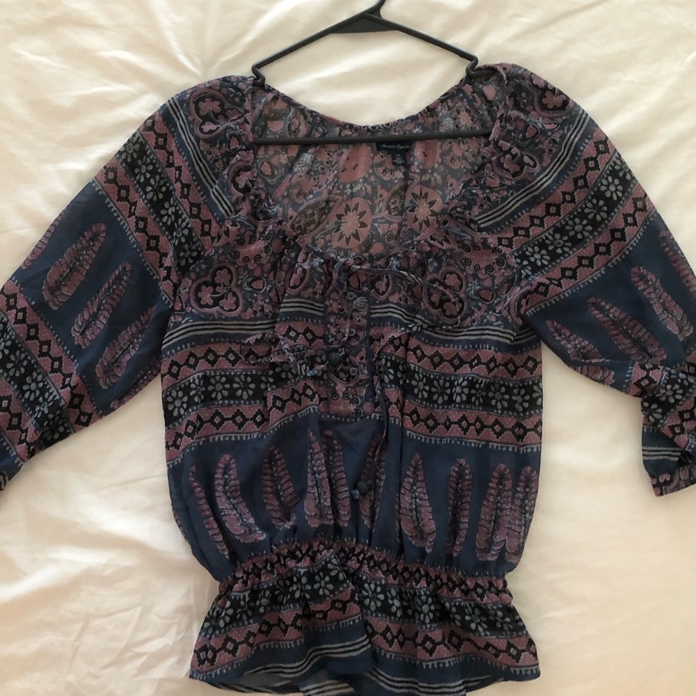Sheer blouse